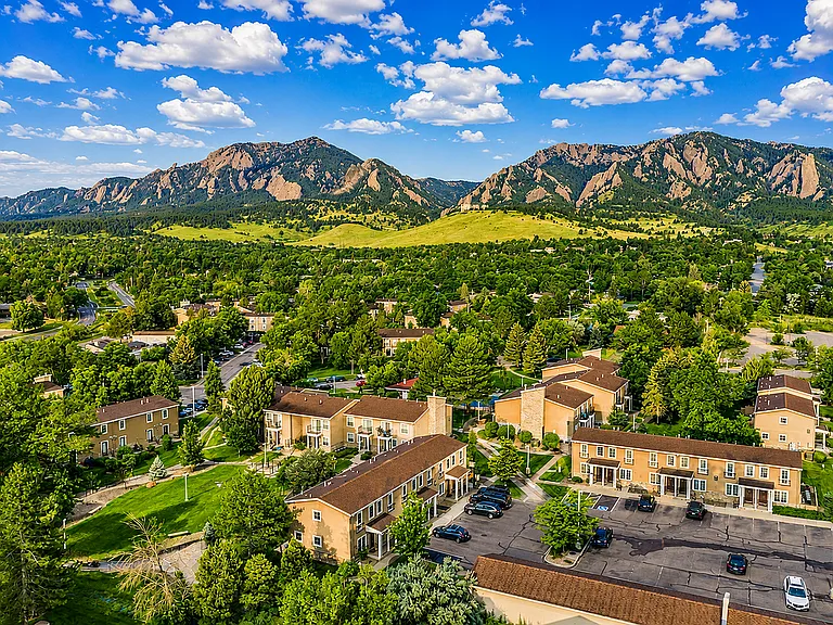 Located at the base of teh Flat Irons