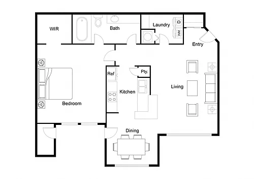 Floor plan The Oak