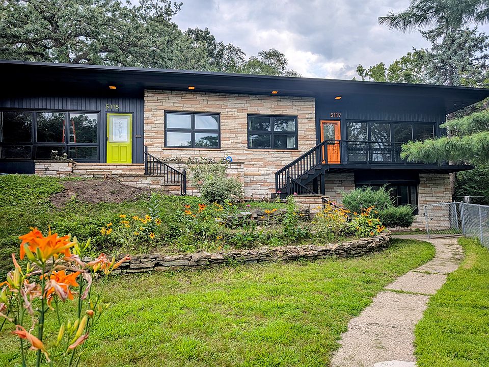 Charming mid-century modern triplex nestled along Minnehaha Creek.