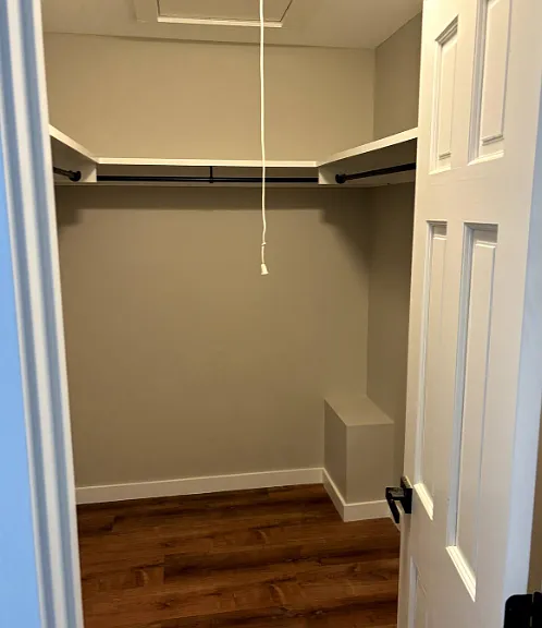 Primary walk in closet