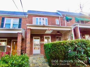 3812 W St NW, Washington, DC 20007