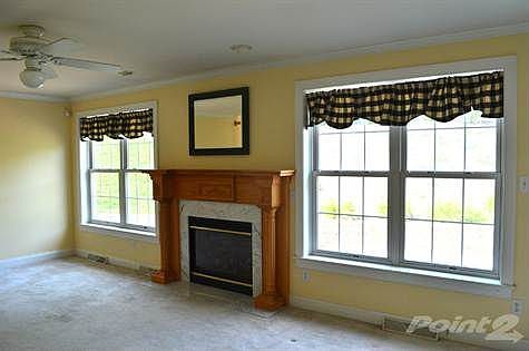 Great room with fireplace