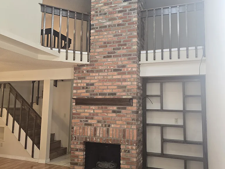 Living Room and Upstairs Loft View