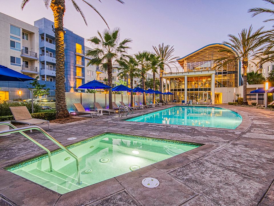 Swim in the pool or jump on in the hot tub
