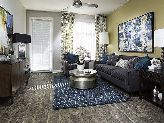 Spacious living rooms with ample lighting