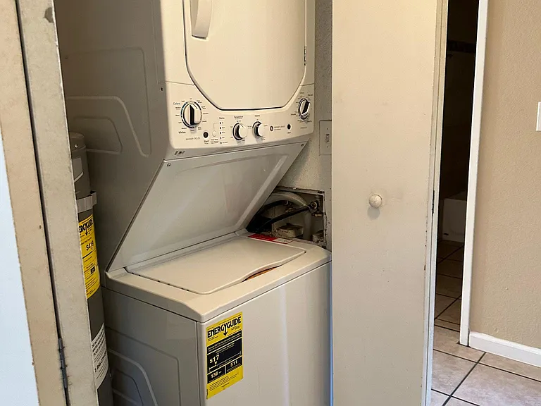 In-unit new laundry machines