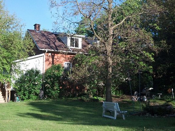 View from side yard