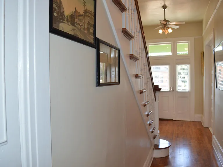 Foyer. Unit is downstairs