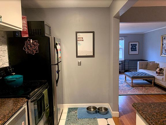 Kitchen with view of Living Room