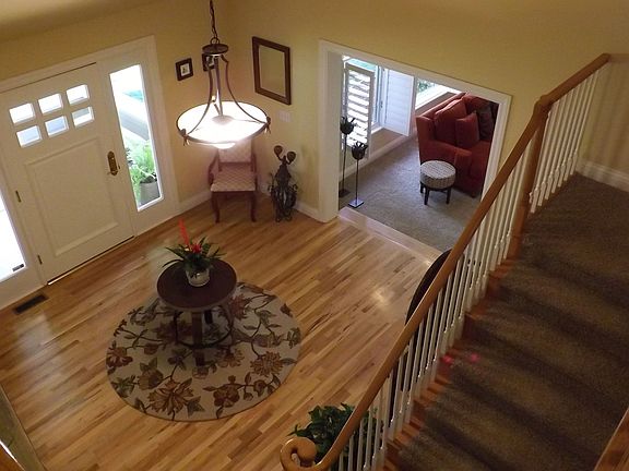 Entry from top of stairs