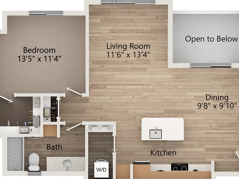 1 Bedroom | 1 bathroom 1 Bedroom | 1 bathroom