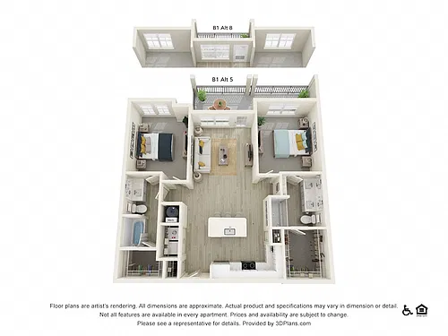 Floor plan B1-2A