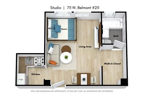 Floor plan Studio