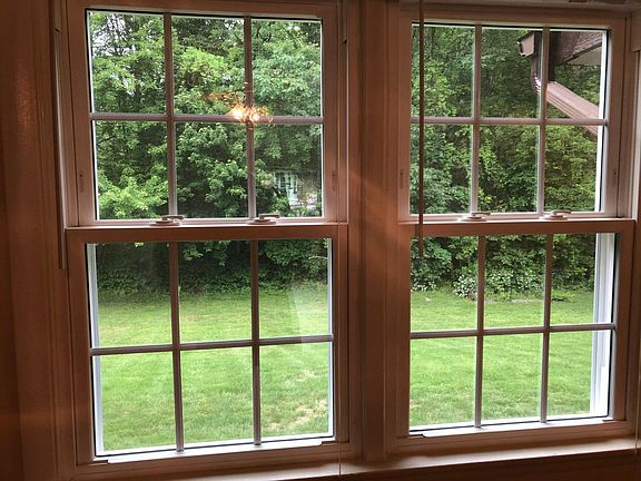 Shared back yard area