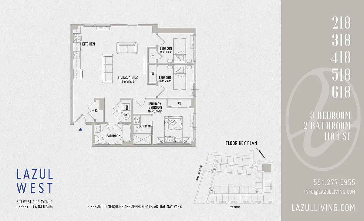 Floor plan 3 Bedroom- 18 Line