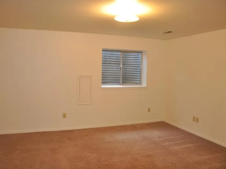 large basement bedroom
