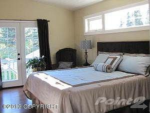 master bedroom bathed in light