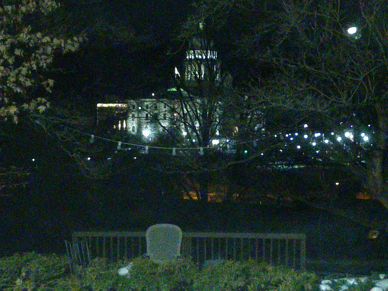State House view from Back yard.