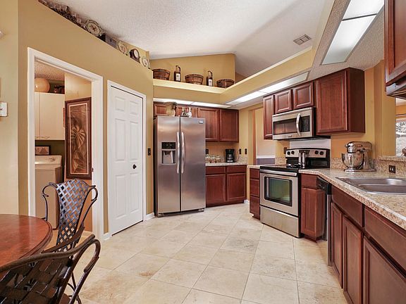 Laundry room off kitchen.  