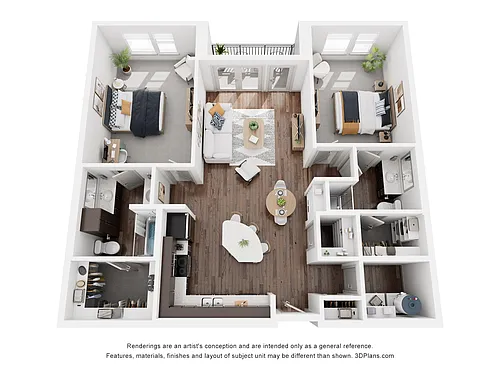 Floor plan B2 ANSI