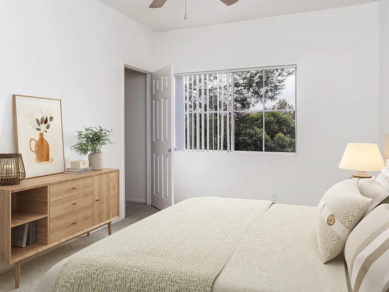 Carpeted Bedroom