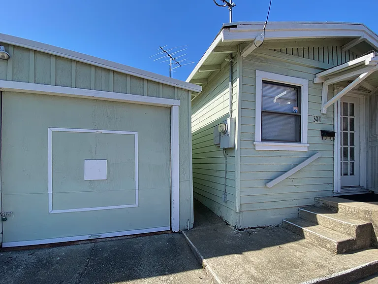 Front with garage