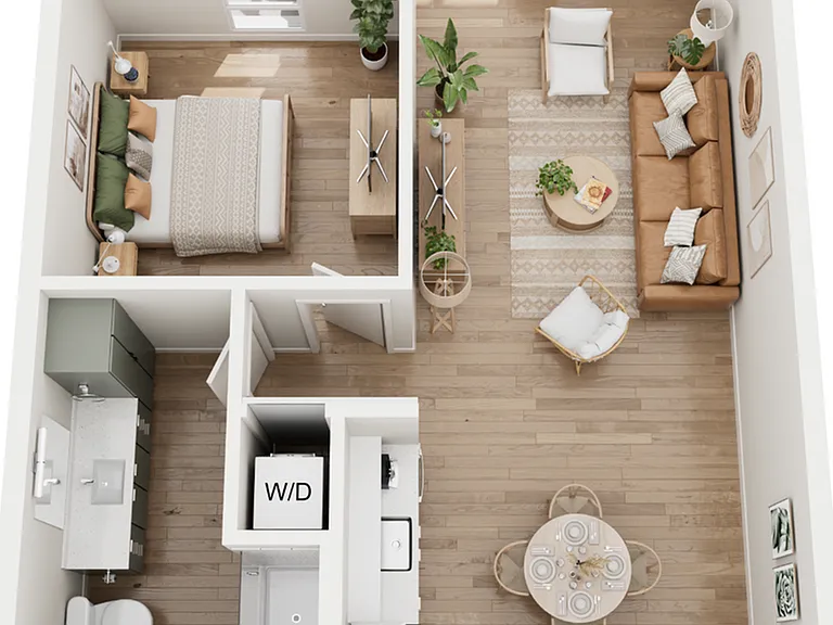 Experience urban elegance with this thoughtfully designed apartment layout. Experience urban elegance with this thoughtfully designed apartment layout.