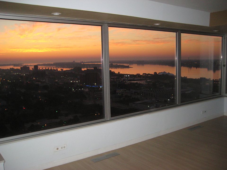 the view over belle isle