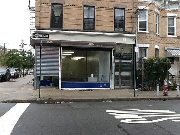 the front of the building