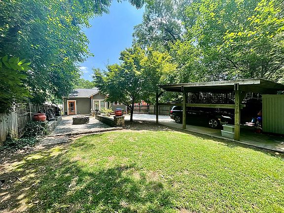 Carport for 2 cars & patio