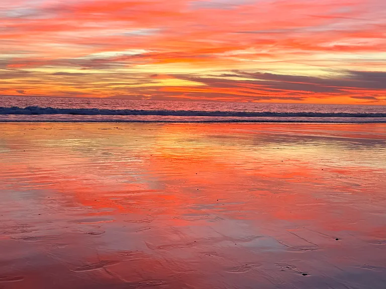 Amazing sunsets from the beach club