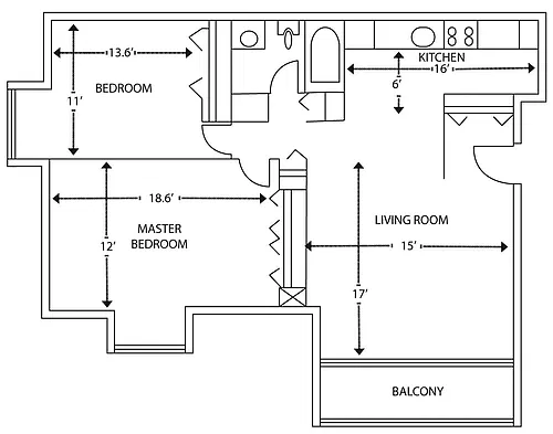 Floor plan 2 Bed A