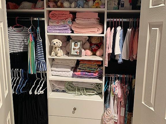 Updated 2nd bedroom closet