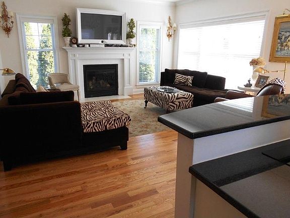 View to Family room from Kitchen