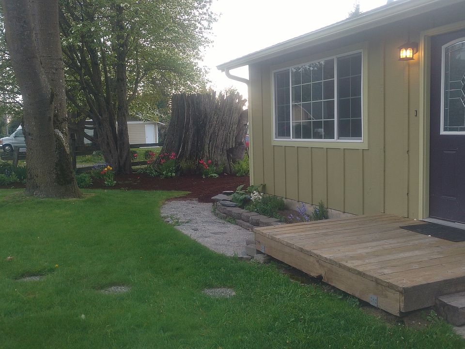Front of house and side yard