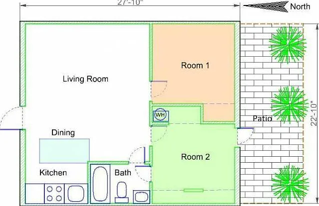 Floor plan - TO SCALE