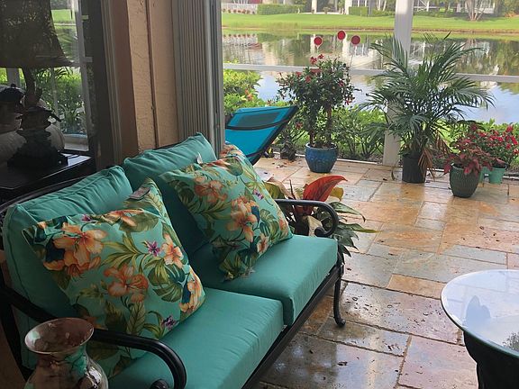 Covered patio with awning