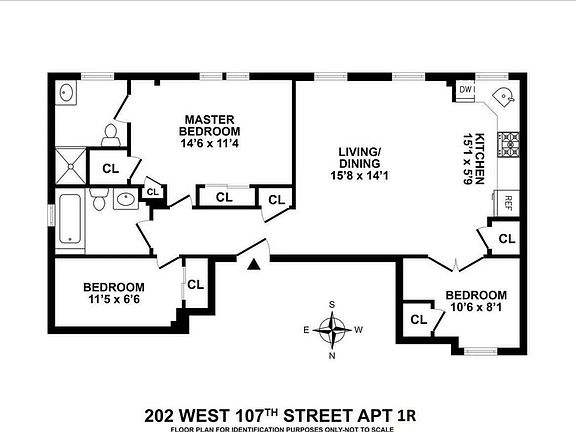 2nd image of 202 W 107th St APT 1R