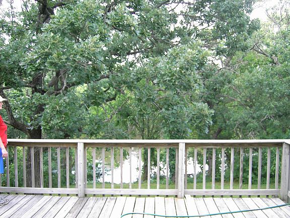 Deck view with River in Backround