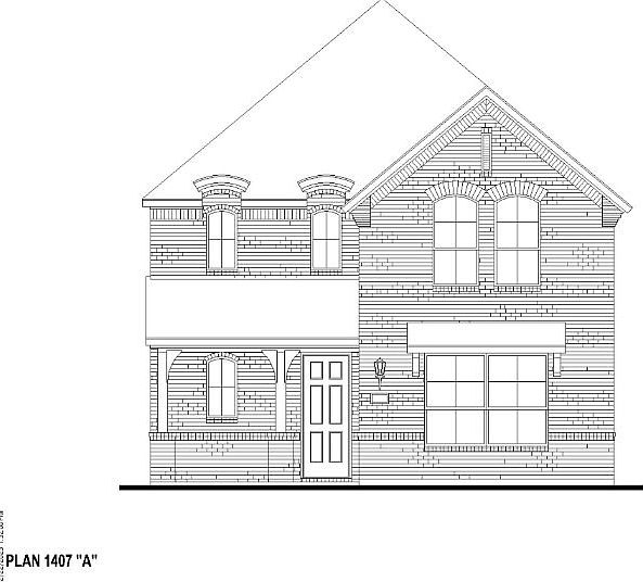Plan 1407 Elevation A