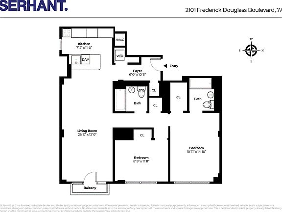 2nd image of 2101 Frederick Douglass Blvd APT 7A