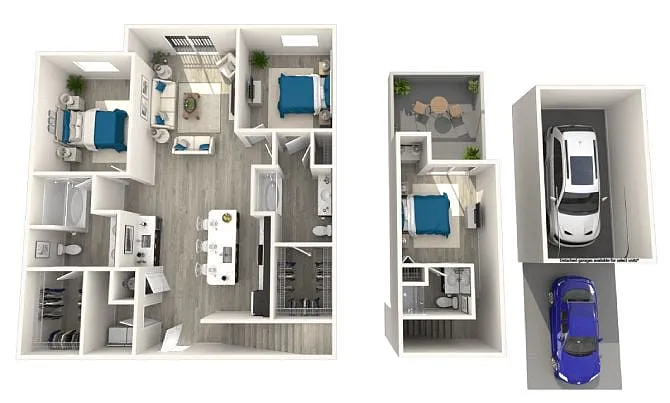 Floor plan C1 Loft Premium with Garage