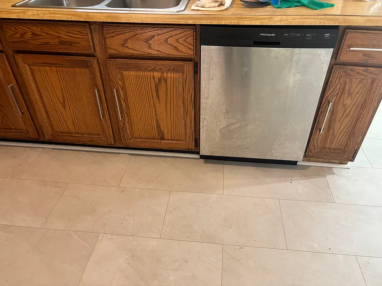 Dishwasher with LVP