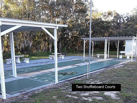 Two Shuffleboard Courts