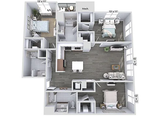 Floor plan C1-1491-sig-isle