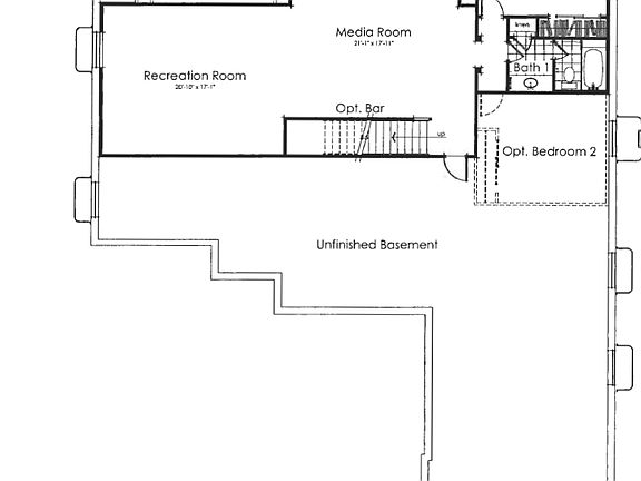 Basement floor plan