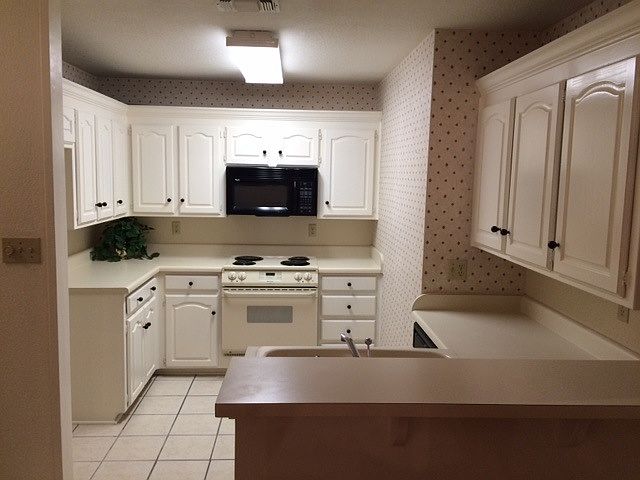 Refinished cupboards