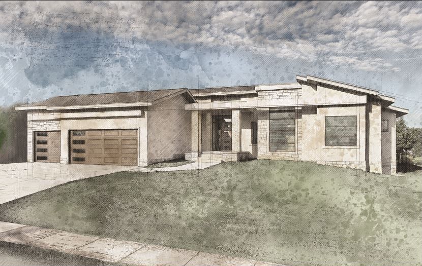Front elevation render