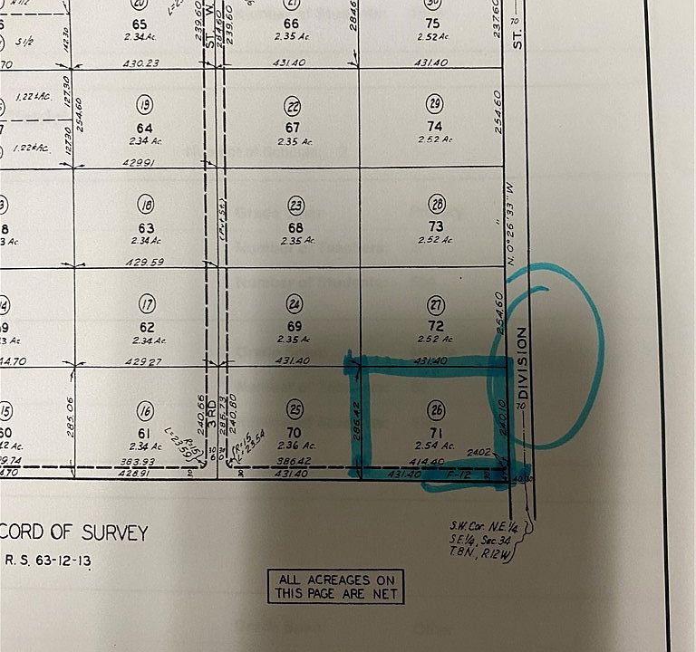 1st image of 0 Vac Corner Division Pav Avenue F12 N #71