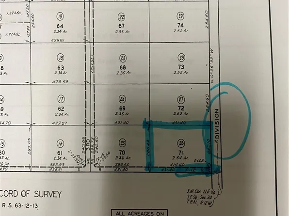 0 Vac Corner Division Pav Avenue F12 N #71, Lancaster, CA 93535
